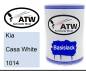 Preview: Kia, Casa White, 1014: 500ml Lackdose, von ATW Autoteile West.